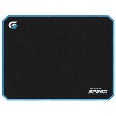 Imagem de Mouse pad gamer fortrek speed 32x24cm azul