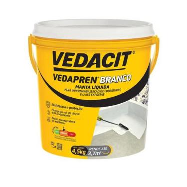 Imagem de Vedapren branco 4,5 kg* - otto baumgart