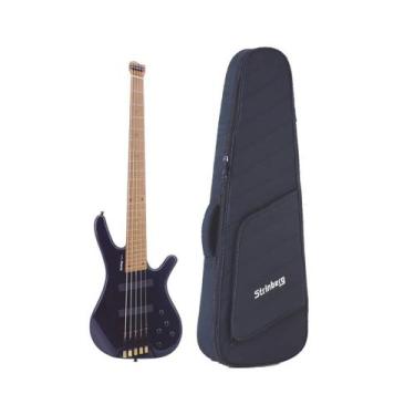 Imagem de Baixo strinberg next 5c headless hbn5m ob onix black c/ bag