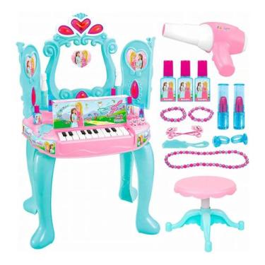 Imagem de Penteadeira Sonho De Princesa Com Piano Luz E Som Infantil Original - 