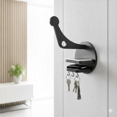 Imagem de Porta Chaves Celular Carteira Capacete De Parede Organizador - vianatt