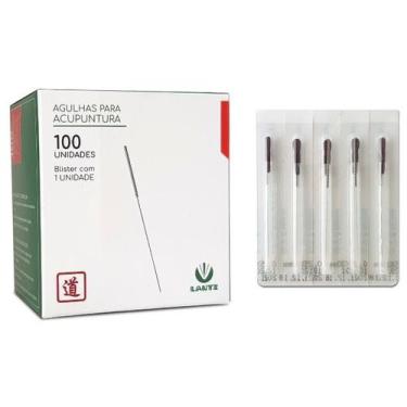 Imagem de Agulha Acupuntura 0,25x40mm cx 100 un  Blíster - Lautz (importada)