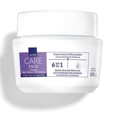 Imagem de Avon Care Creme Facial Uniformizador 6 em 1 Clareador de Manchas 100g