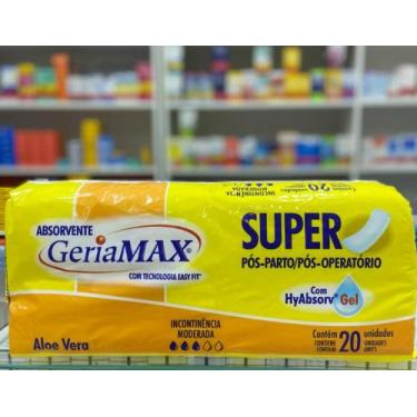 Imagem de Absorvente Geriamax Pós Parto Operatório 20 Unidades, 20un