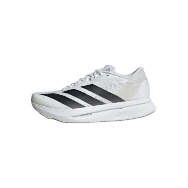 Imagem de adidas Tênis feminino Ftwwht/Zeromt/Dshgry Adizero SL2 W FTWR whiteZero met./Dash Grey 37 EUA, Branco/preto/cinza, 10 Wide
