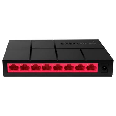Imagem de Switch Mercusys MS108G 8 Portas 10-100-1000MBPS Gigabit 16GBPS Plug And Play Silencioso