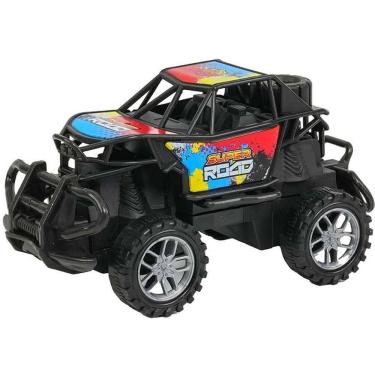 Imagem de Carrinho de Controle Remoto Super Road Cross 2 Funções Frente e Ré a Pilha Polibrinq