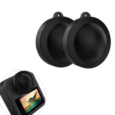 Imagem de Kit Tampas Protetoras de Lente Shoot Gopro MAX 2 em Silicone com Proteção Dupla