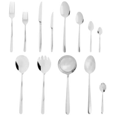 Imagem de WOLFF Faqueiro de Aço Inox Viena 101 Peças Com Caixa Litografada - Jogos de Talheres - Mesa Posta - Utensílios de Cozinha, Enxoval, Casamento, Decoração