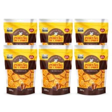 Imagem de Kit 6 Doce de Leite c/ Chocolate PORTÃO DO CAMBUI Pouch 200g - Portão 
