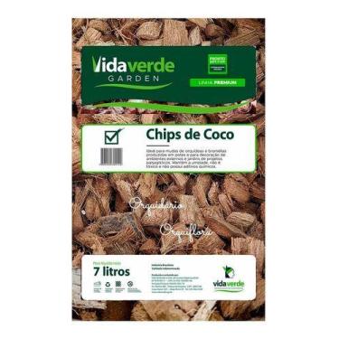 Imagem de Substrato Chips De Coco Vida Verde 7 Litros Plantas Orquídea Natural J