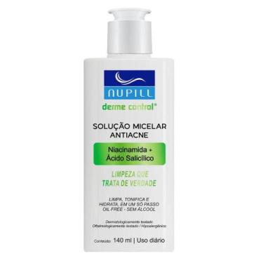Imagem de Solução Micelar Antiacne Nupill Derme Control Niacinamida e Ácido Sali