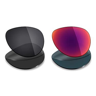 Imagem de 2 pares de lentes polarizadas de substituição para óculos de sol Oakley Feedback – Opções