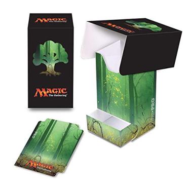 Imagem de Ultra PRO Magic: the Gathering Mana 5 "Forest" Caixa de baralho com bandeja de dados
