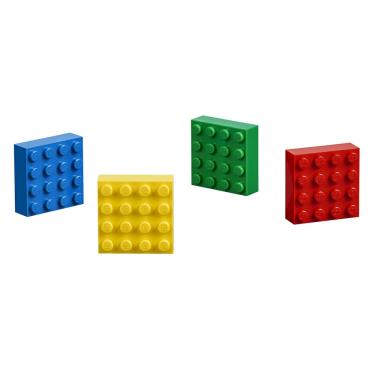 Imagem de LEGO Xtra - Ímãs 4x4 Brick Classic