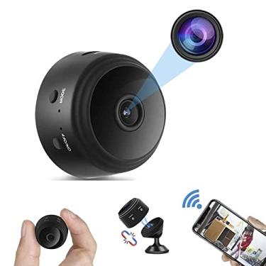 Imagem de Mini câmera,câmera escondida wi-fi,sem fio hd 1080p interior casa pequena câmera espiã câmeras de segurança/baby cam bateria embutida com detecção de movimento/visão noturna