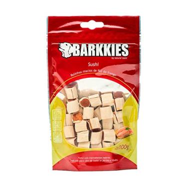 Imagem de Petisco Natural Cães Barkkies Sushi Frango 100g