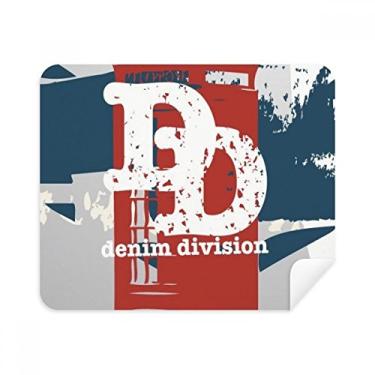 Imagem de Graffiti Street Pano de limpeza com estampa de cabine de telefone vermelho e azul, 2 peças de tecido de camurça