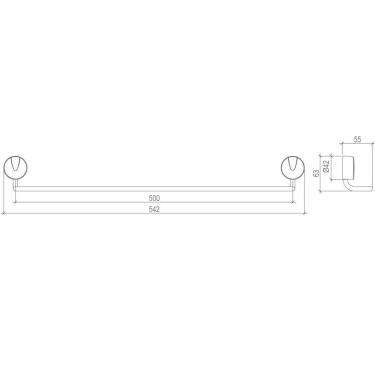 Imagem de Toalheiro Barra Grande Lorenluna 2040 C41