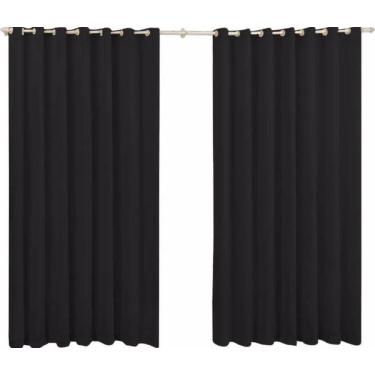 Imagem de Cortina Roma 3,00X2,20 Quarto Sala Escritorio Preto