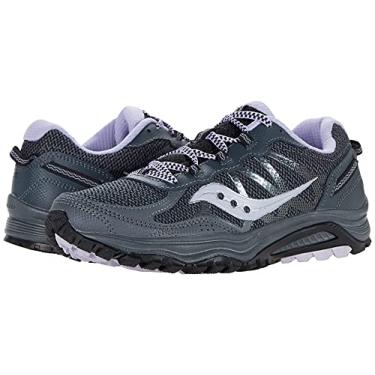 Imagem de Saucony Women's Grid Escape TR5 Running Shoe, Charcoal/Lavender, 7