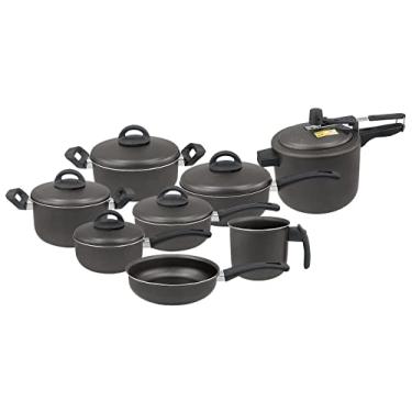 Imagem de Conjunto De Panelas Teflon 08 Peças Com Panela De Pressão