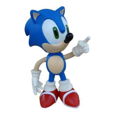 Boneco Pelucia Sonic Sega Musical 28cm