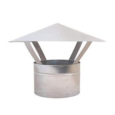 Imagem de Chapéu Chinês Para Chaminé 6 Polegadas Inox 430 Brilhante