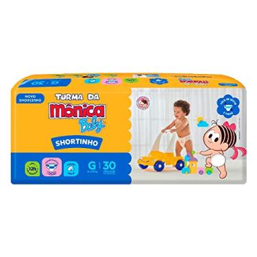 Imagem de Fralda Turma da Mônica Baby Shortinho Jumbo G 30 Unidades