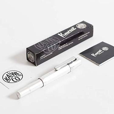 Imagem de Kaweco AL Sport Caneta-tinteiro prata, ponta fina com clipe octogonal Kaweco Sport cromado