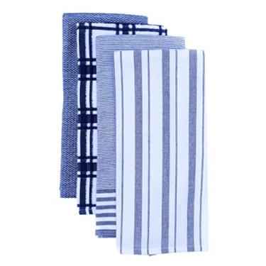 Imagem de Williams-Sonoma Toalhas de cozinha absorventes pacote múltiplo, conjunto de 4 (azul brilhante)