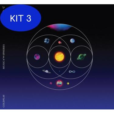 Imagem de Kit 3 Cd Coldplay - Music Of The Spheres - Warner Music
