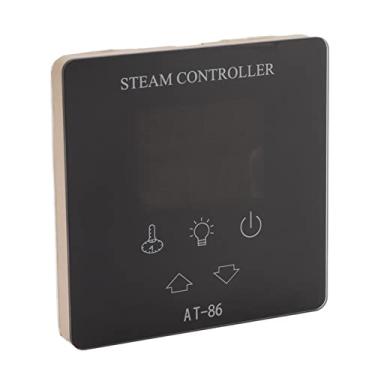 Imagem de Emoshayoga Controlador de temperatura de tela sensível ao toque ABS, interruptor de plástico para aquecedor, controle de temperatura da tela sensível ao toque para motor a vapor