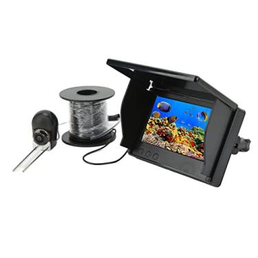 Imagem de Câmera Fish Finder, câmera IPS Fish Finder 8000 mAh bateria 4,3" Plug and Play ABS Shell para pesca marítima (20 m)