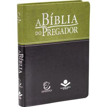 Imagem de A Bíblia Do Pregador - Ara - Luxo - Letra Normal - Capa Pu Verde E Pre