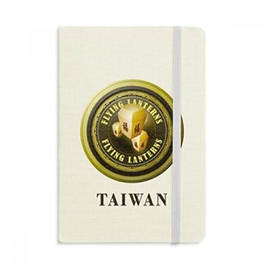 Imagem de Logomarca Taiwan Flying Lanternas Caderno Oficial Tecido Rígido Diário Clássico