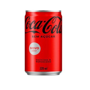 Imagem de Coca Cola Lata 220Ml Sem Açúcar