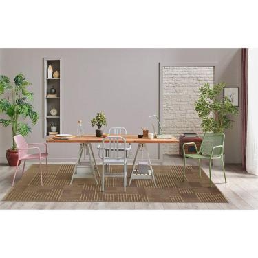 Imagem de Tapete 150x200cm Chevron São Carlos Ocre