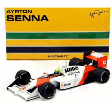 Imagem de Mclaren Honda Mp4/4 1988 Ayrton Senna World 1:18 Minichamps