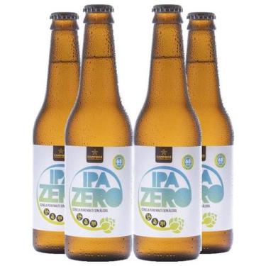 Imagem de Pack 4 Unidades Cerveja Sem Álcool Campinas Ipa Zero 355 Ml - Cervejar