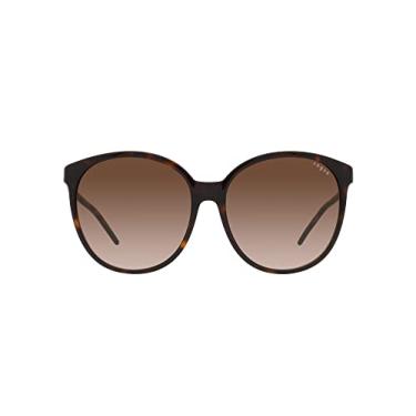 Imagem de Vogue Eyewear Óculos de sol femininos Vo5509s redondos, Havana escuro/marrom gradiente, 60 mm