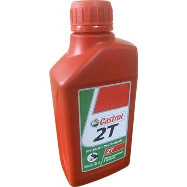 Imagem de Oleo Castrol 500ml 2t Para Motores 2 Tempos Rosadeiras Motos (TUKA IMPORTS)