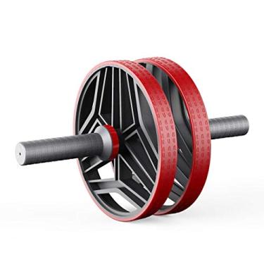 Imagem de FED Rolo de roda abdominal para uso interno, antiderrapante, esportes, fitness, nádegas, costas, treinamento muscular abdominal