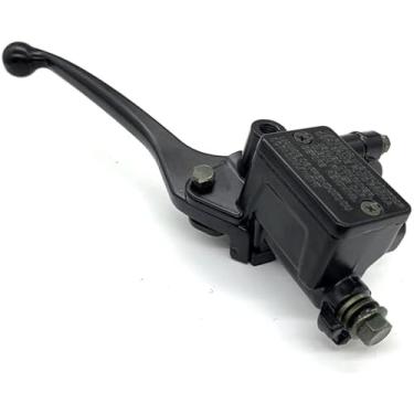 Imagem de Vatkan Bomba de freio de motocicleta universal 7/20.3 cm 22 mm guidão alavanca de cilindro mestre freio mão direita para Dirt Pit Bike ATV Quad Moped Scooter Buggy Go Kart