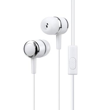 Imagem de FONE DE OUVIDO DOT BRANCO INTRA AURICULAR COM FIO E MICROFONE LETRON