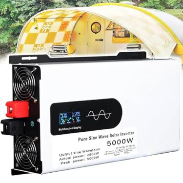 Imagem de 24v to 110v,HUIZHITENGDA 2500W Pure Sine Wave Inverter Peak Power 5000W 12 V 24 V 48 V 60 V 72 V DC para 110 V/ 220 V AC Inverter Conversor de inversor de baixa frequência para casa/carro