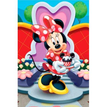 Imagem de Painel Festa Retangular Para Casado 1,5x2,2m Minnie Mod.2 - Fantasia B