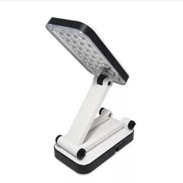 Imagem de Luminária De Mesa Estudo 24 Led Abajur Dobrável Iluminador - A.R Varie