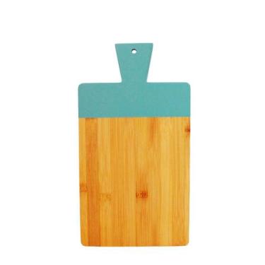 Imagem de Tábua para Corte Nature Candy Cor Azul 15x26Cm Bambu - Mai Home