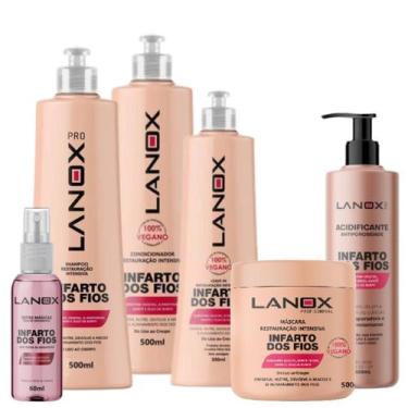 Imagem de Kit Sh+Cond+Mask+Leave-in+Óleo+Acidificante Infarto dos Fios - Trihair
